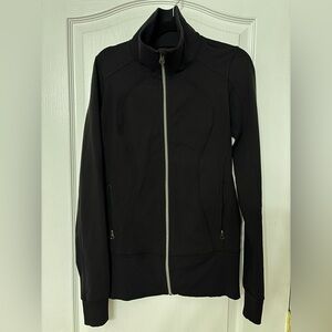 Black LuLuLemon zip jacket. Great condition not faded.
